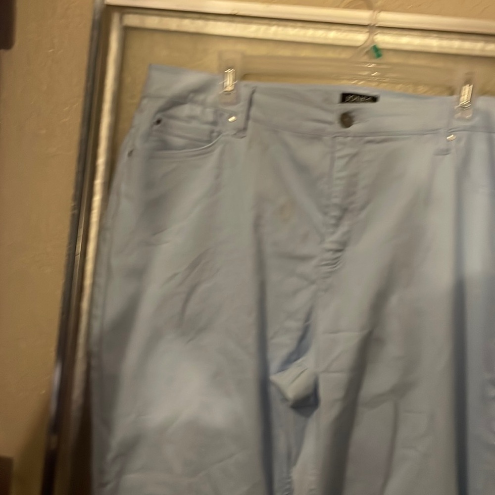 Pale blue pants